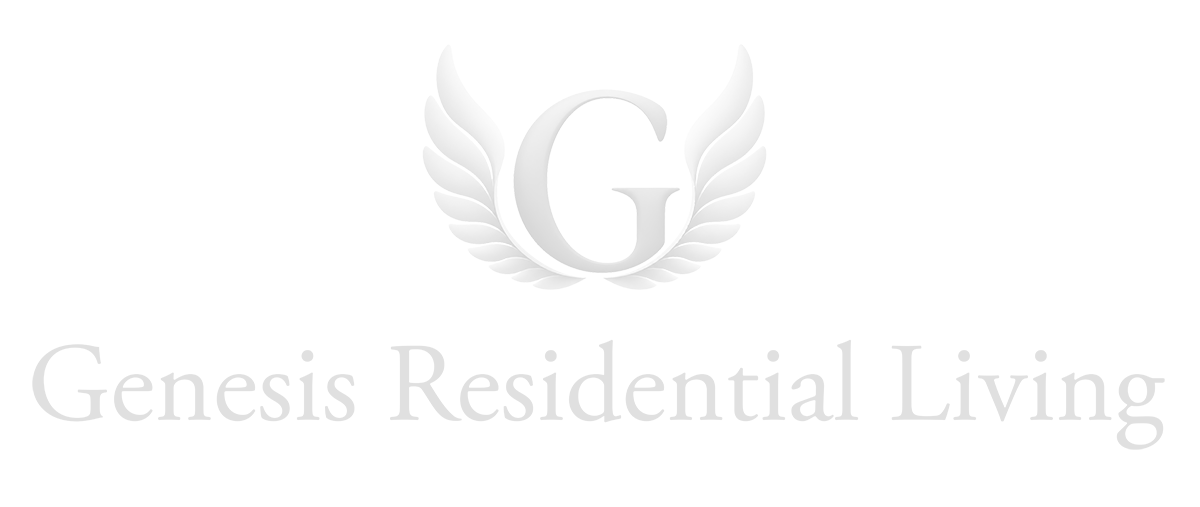 Genesis Residential Logo in White